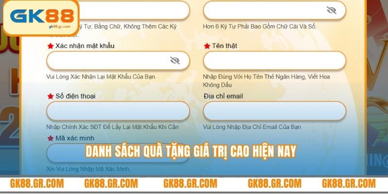 Danh sách quà tặng giá trị cao hiện nay