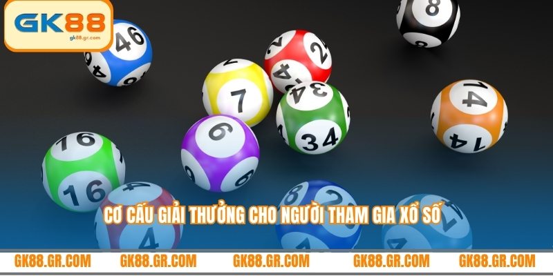 Cơ cấu giải thưởng cho người tham gia xổ số